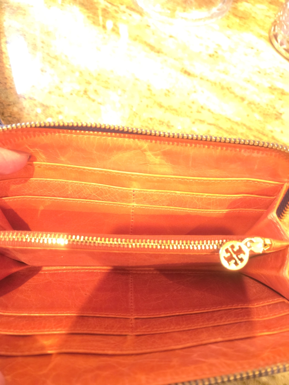 Tory Burch Cobalt Blue Leather Shoulder Bag with Matching Wallet - Picture 10 of 10